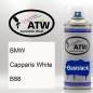 Preview: BMW, Capparis White, B88: 400ml Sprühdose, von ATW Autoteile West.